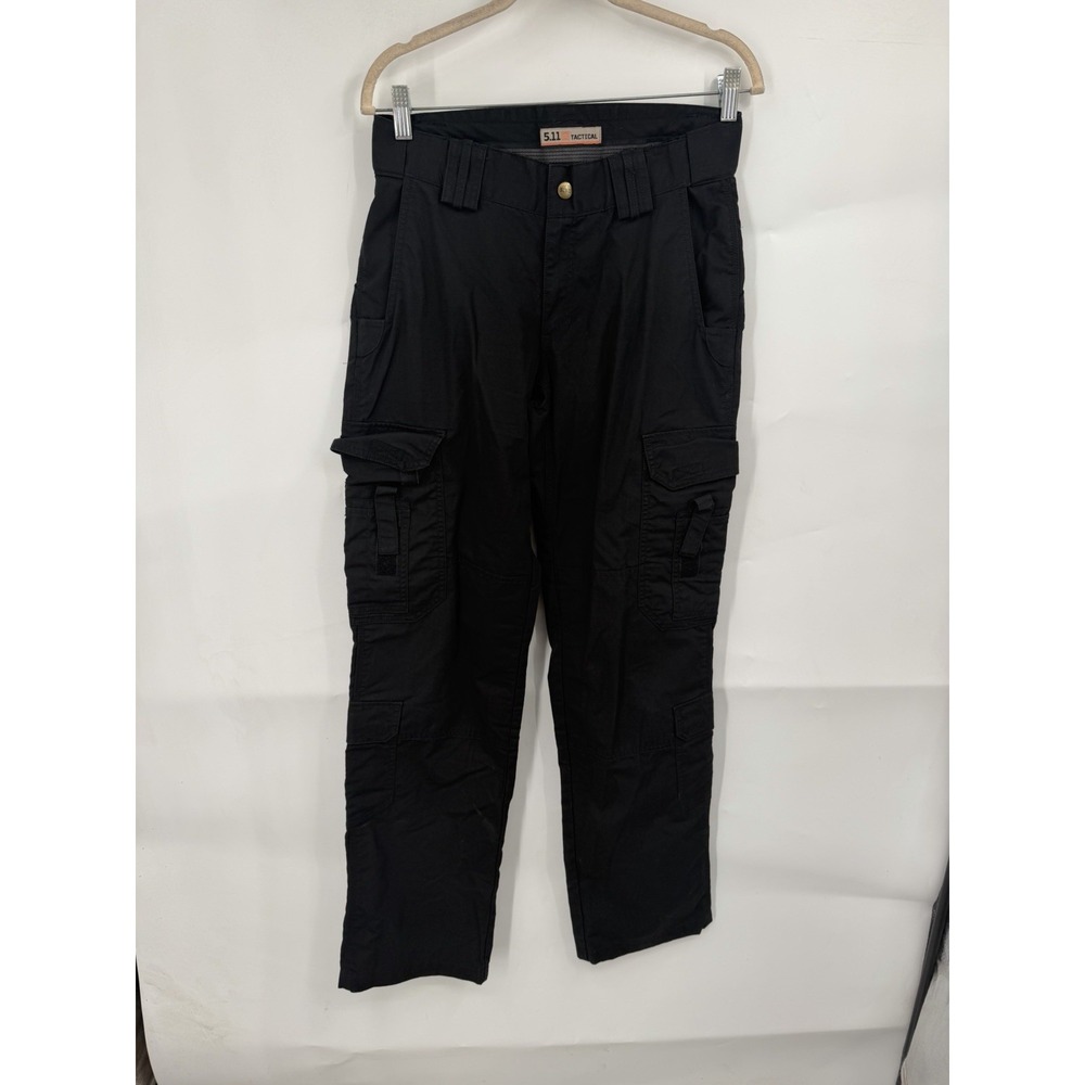 5.11 Tactical Ripstop Cargo Pants Women 8 Black Utility Workwear Gorpcore